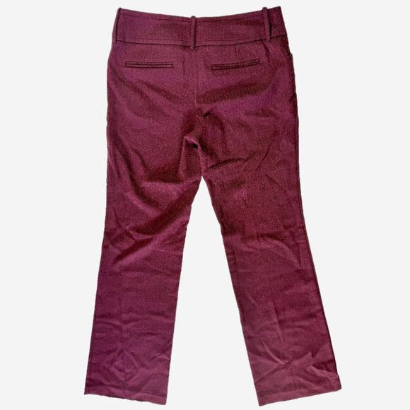 Mossimo Women’s Eggplant Purple Stretch Dress Pants Size 2 Fit 3 Career Business - Picture 2 of 6